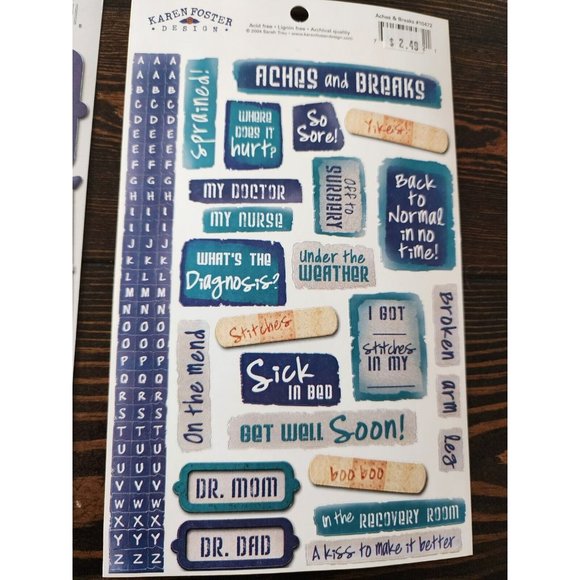 Stickers Lot - Stamping Station SEALED Nurse Doctor Medical ER Retired #14 - Picture 7 of 9